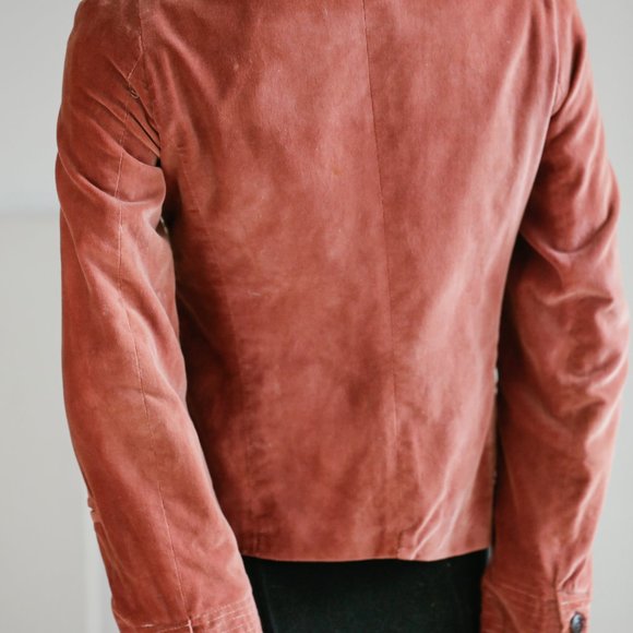 Velvet embroidered beaded Blazer Jacket - Picture 10 of 15